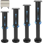 4x AOYFUWELL nastavljive pohištvene noge 25–43 cm