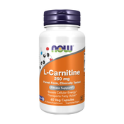 L-karnitin NOW, 250 mg (60 kapsul)