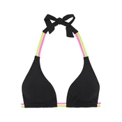 BUFFALO Bikini zgornji del neonsko rumena/neonsko roza/črna