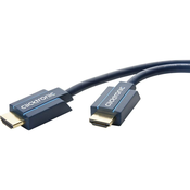 clicktronic HDMI priključni kabel [1x HDMI-vtič  1x HDMI-vtič] 2 m moder 3840 x 2160 Pixel clicktro