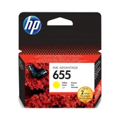 Črnilo HP 655 rumeno 9 ml CZ112AE 1 kos.
