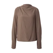 PATRIZIA PEPE Bluza temno rjava