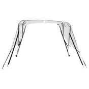 Tenda bimini s 3 luka i bocnim stijenkama 183x(137-152)x137 cm