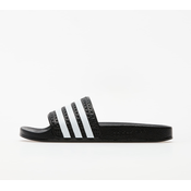 ADIDAS ORIGINALS Natikace s potpeticom Adilette crna / bijela