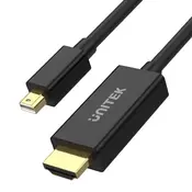 Unitek Unitek adapter miniDP - HDMI, 4K@30Hz, kabel 2m