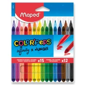Maped Barvice Infinity 15 kosov + 12 markerjev Jungle