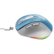 Ergo 9000S Pro Light Blue USB Bežicni plavi miš