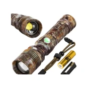 Bailong ZOOM CREE LED taktična svetilka, camo E-028