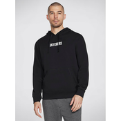 Skechers Jopa Sweats Incognito Hoodie HD6 Črna Regular Fit