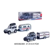 Alltoys Avto jeep s prikolico
