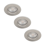 Philips - KOMPLET 3x LED Zatemnitvena kopalniška svetilka3xLED/5W/230V 2700K IP65