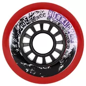Komplet rdečih koles za rolerje HURRICANE (78 mm, 85A)