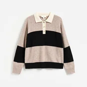 Reserved - Polo džemper od merino vune