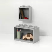 Lego police u obliku kocaka, dvodelni set, siva ( 41171740 )