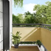 Vidaxl vidaXL Balkonska pregrada peščena 75x400 cm 100 % oxfordski poliester