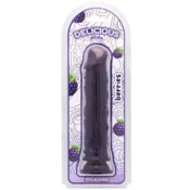 Toyz4Lovers Dildo z vonjem po robidi in priseskom Delicious Berries - 20 cm