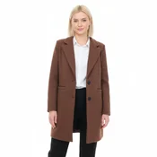 Chocolate Classic Striped Yups Coat