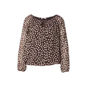 Hailys Bluza Ca44ra  čokolada / bela