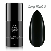 NANI gel lak One Step 5 ml - Deep Black