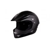 KACIGA FORCE downhill junior mat crna S-M