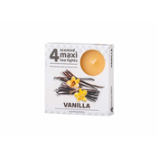 Tea Maxi 4 kosi dišeče sveče z vonjem vanilije