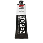 GOLDEN OPEN Akrilna barva s počasnim sušenjem 148 ml - 7100 Kadmijeva rdeča srednja