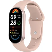 GS Silikonski pašček za Xiaomi Smart Band 10/9/8, roza