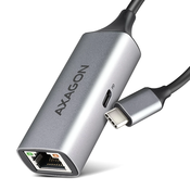 AXAGON ADE-TXPD USB_C 3.2 Gen 1 UTP transformator 1Gbps sivo