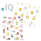 IQ sklopiva podloga sa dva lica Azbuka + Rodendan 180x200x1 cm ( 18240 )