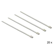 Delock vezice za kabele od nehrdajuceg celika, 200 x 4,6 mm (V x Š), 20 komada
