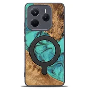shumee Ovitek Bewood Unique za Xiaomi Redmi Note 14 5G - turkizen z MagSafe