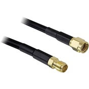 WLAN Antenski Podaljševalni kabel [1x RP-SMA konektor - 1 xRP-SMA vtič] 2 m črn