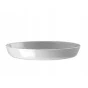 Galicja Siv plastični lonček za rože Cristal, krožnik 11 cm