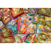BlueBird - Puzzle Aime Stewart: The Junk Journalers Desk - 1 000 kosov