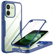 Hibridni Full body ovitek Techsuit ColorVerse 360 za Xiaomi Redmi Note 17 Pro Max - blue