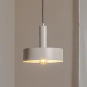 SIGMA Visoka svetilka Vitrum okrogla, siva, cilindrična, O 27 cm - Dnevna soba/jedilnica - Sodobni - Kovina
