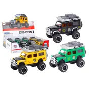 slomart LEAN TOYS Terensko vozilo Guard 1:32, kovinsko, s pogonom, lučmi in zvoki