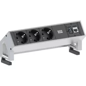 Bachmann Bachmann 902.501 3-smerni tokokrog CAT6 DESK 2 Črna, Srebrna