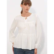 Bigdart Bluza Blusen off-bela