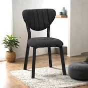 HANAH HOME Trpezarijska stolica Elma Anthracite