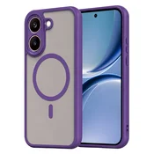 Hibridni ovitek HaloFrost II MagSafe za Xiaomi Poco X8 Pro - purple