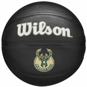 Wilson Žoge košarkaška obutev črna 3 Team Tribute Milwaukee Bucks Mini