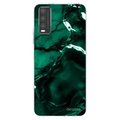 Silikonski prozorni ovitek za Vivo Y20s - Dark emerald