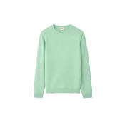 GOBI Cashmere Pulover Womens Essential Cashmere Crewneck Sweater svetlo zelena