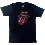 The Rolling Stones Classic Tongue (Embellished) Black XL Majica