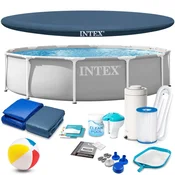 Northix Vrtni bazen z okvirjem 366 x 76 cm 16-v-1 INTEX 26712ND