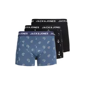 JACK & JONES Boksarice JACCENTRAL opal / črna / bela