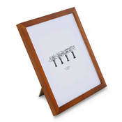 Casa Chic Bristol, okvir za slike, steklo, 20 x 20 cm, mat, pravi les  (CL-8X8-RUST)