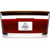 Woodwick Cinnamon Chai dišeča sveča z lesenim stenjem (hearthwick) 453 g