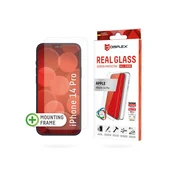 Zaštitno staklo DISPLEX Real Glass 2D za Apple iPhone 14 Pro, + prozirna prozirna maskica (1711)